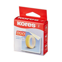 Двусторонняя канцелярская клейкая лента Kores 15х5 170371