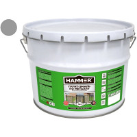 Грунт-эмаль по металлу HAMMER 3в1 б/с светло-серая 10 кг ЭК000131401