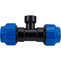 Тройник с внутренней резьбой Политэк 50х1 1/4х50 ТПК-АКВА 52511450