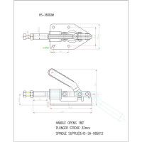 Зажим шатунного типа HAO SHOU HS-36092-M