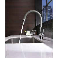 Смеситель для кухни Lemark Comfort с подключением к фильтру с питьевой водой LM3075C-Gray