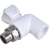 Шаровой угловой кран для радиатора СТМ PP-R DN ПЛАСТ 25х1/2" CPRL2512