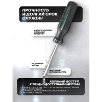 Отвертка-вороток Rockforce 1/4inhex магнитная 215мм RF-8144(11777)