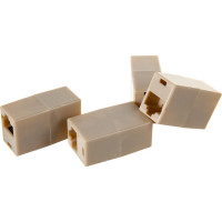 Проходной адаптер AOpen/Qust RJ-45, кат 5e 8P8C,2 розетки RJ-45, Aopen,10 шт в уп ACT251 ACT251-1/10