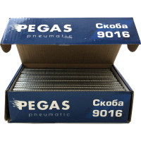 Скоба Pegas pneumatic 9016 длина 16 мм, ширина 5,7 PGS-1416