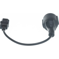 Кабель-переходник VCOM UPS - розетка/IE-320 C14 to Socket Type-F, 3Gx0,75mm2, VDE CE002-CU0.75-0.15M