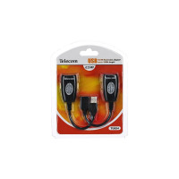 Адаптер-удлинитель Telecom USB-AM/AF - RJ45, по витой паре, до 45m TU824