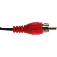 Аудио кабель Cablexpert Jack 3.5(M)/2xRCA, 5м, черный, пакет CCA-458-5M