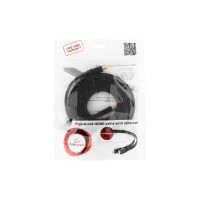 Кабель Cablexpert HDMI v2.0, 19M/19M, 3м, медь, позол. разъемы, экран, плоский кабель, черный CC-HDMI4F-10