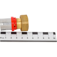 Муфта пресс-В TIEMME с накидной гайкой, плоская прокладка, 20x3/4" 1650062