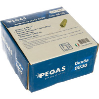 Скоба Pegas pneumatic 9230 длина 30 мм., ширина 8.6 упак. 5000 шт. PGS-1434