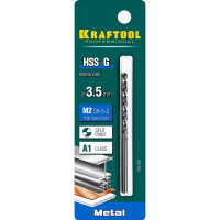 Сверло по металлу HSS-G сталь М2 (3.5х70 мм) Kraftool 29651-3.5