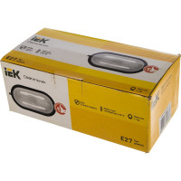 Светильник IEK НПП/НПБ, 1401, белый, овал, 60Вт, IP54, ИЭК LNPP0-1401-1-060-K01