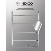 Полотенцесушитель INDIGO Arc electro 50/40 (скр.монтаж, унив.подкл.R/L, Полиров.) LCAE50-40R
