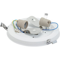 Светильник ЭЛЕТЕХ Ассоль 300 НПБ 01-2х60-139 М16, матовый белый/штамп металлик 1005204992