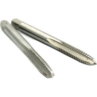 Дюймовый метчик TORNERI UNC 1/4" 20 нитей Р6М5 комплект из 2-х штук 035368