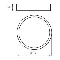 Потолочный деревянный светильник KANLUX JASMIN 370-WE 23121