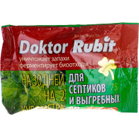 Средство для выгребных ям и септиков Доктор Rubit 75 г 46078