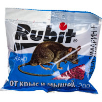 Защита от грызунов Rubit зоокумарин+ зерно, 200 г 24983