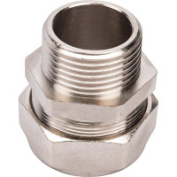 Муфта Lavita труба-нар. резьба, усиленный V/S 25х1 HP, НИКЕЛЬ