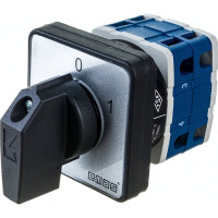 Трехфазный переключатель управления двигателем Emas 0-1 10А, 400В. PSA010AK331S
