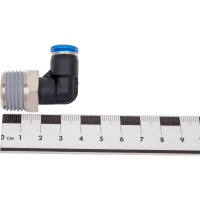 Фитинг цанговый угловой с наружной резьбой 1/2M для трубки диаметром 8 мм SHPI PL 08-R04