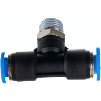 Тройник цанговый T-образный с наружной резьбой (8 мм; 1/4M) SHPI PT 08-R02