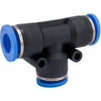 Тройник цанговый T-образный соединительный 10 мм SHPI PUT 10