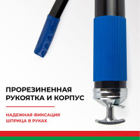 Рычажно-плунжерный шприц со съемной задней крышкой БелАК ПРЕМИУМ 500 мл БАК.90524