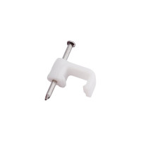 Скоба для электрокабеля Стройбат 6 плоская 50 шт 014891