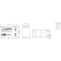 Аккумулятор для ИБП CSB UPS12580 F2 УТ-00000161