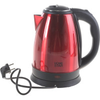 Чайник HomeStar HS-1010 1.8 л, стальной, красный 00 3014