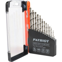 Набор сверл по металлу HSS (1.5-6.5 мм; 13 шт.) PATRIOT 815010104