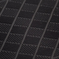 Коврик SUNSTEP резиновый, 40х60 см, Ромбики, черный 31-031