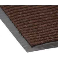 Коврик-дорожка SUNSTEP влаговпитывающий, Ребристый, 1,2х12 м, коричневый 35-142