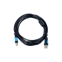 Кабель Vention USB 2.0 AM/BM - 3м, черный VAS-A16-B300