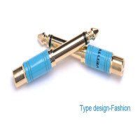 Переходник Vention jack 6.35 mm M/RCA F VDD-C03