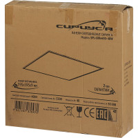 Ультратонкая светодиодная панель Сириус А 40W 4000K 600х600х9мм IP40 SPL-600x600-40W-4K