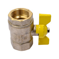 Шаровой кран LD латунь никель газ Pride Ду 20 Ру40 ВР 007-8030 537160