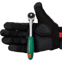 Трещотка Jonnesway ротационная, со сквозным приводом 1/4" DR, 60 зубцов, 180 мм R6602 46297