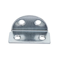 Держатель для полки VORMANN 40х19х1,5 мм, тип А оцинкованный 00174 005 Z
