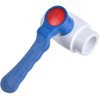 Кран шаровой Blue Ocean (шар - пластик ABS) рычаг, полипропиленовый для ХВС - 25 PPRF/BV/PPR/CW(W)-25