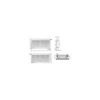 Панельный радиатор ROYAL THERMO VENTIL COMPACT VC22-500-400 RAL9016 НС-1191191