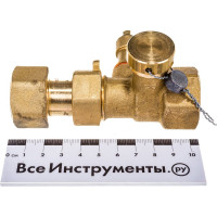 Отсечной вентиль Uni-Fitt В 3/4", пломбируемый, для расширительных баков 261G3000