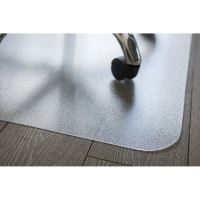 Защитный коврик для напольных покрытий BSL-office, поликарбонат, 100х120 см, шагрень, толщина 1,8 мм 1118101200