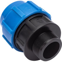 Муфта Политэк с наружной резьбой 63х2 ТПК-АКВА 50030063