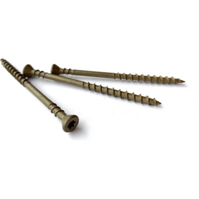 Camo Саморезы PREMIUM DECKING SCREW PROTECH 75X4.5мм C4 T20 350шт для монтажа террас и фасадов, с антикоррозийным покрытием арт. 0368374