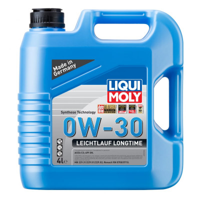 НС-синтетическое моторное масло LIQUI MOLY Leichtlauf Longtime 0W-30 SN C3 39039