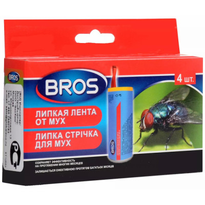 Липкая лента от мух BROS 710278
