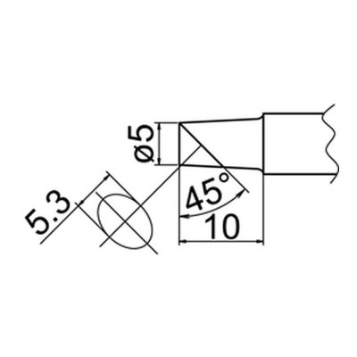 Наконечник для станций FX-838 HAKKO T20-C5